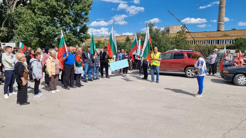 Протест във Видин срещу приемането на еврото блокира път Е-79