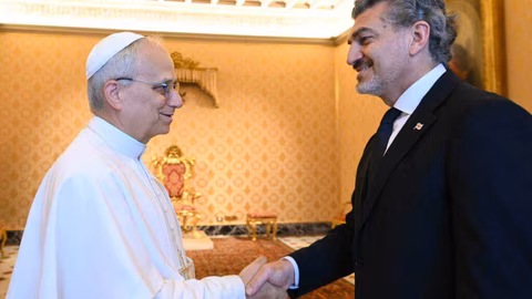 Президентът Михаил Кавелашвили се срещна с папа Лъв XIV за християнско единство