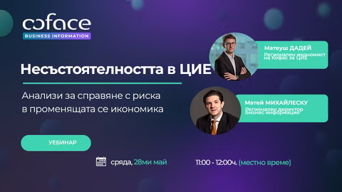 Уебинар на "Кофас" за корпоративната несъстоятелност в ЦИЕ на 28 май