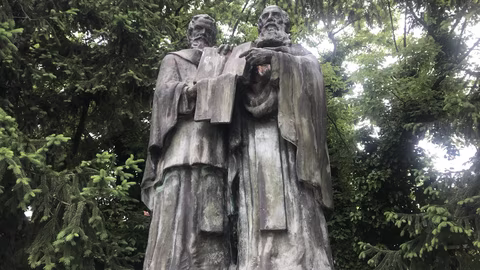 Първият български паметник на Кирил и Методий в Казанлък е открит през 1933