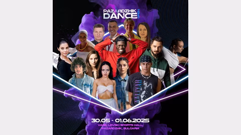 Пазарджик приема "Pazardzhik Dance Open" от 30 май до 1 юни 2025 г.