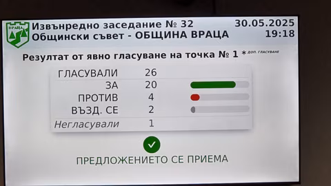 Общинският съвет във Враца потвърди "Почетен гражданин" след спор