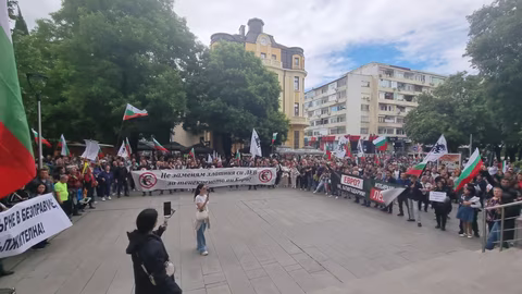 Протест в Стара Загора срещу въвеждането на еврото и за референдум