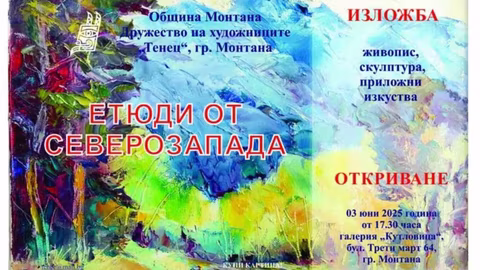 Изложбата „Етюди от Северозапада“ представя 25 художници в Монтана