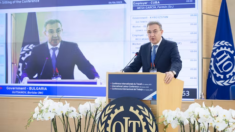 Министър Борислав Гуцанов представи мерки за приобщаващ труд на сесията на МОТ