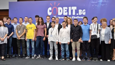 Вицепрезидент Йотова отличи таланти на 25-то издание на "CodeIT"