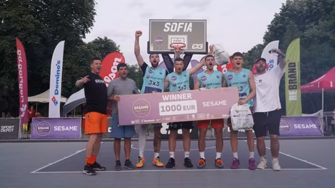Титан Златна Панега спечели първия международен турнир Sesame 3x3 Summer Tour