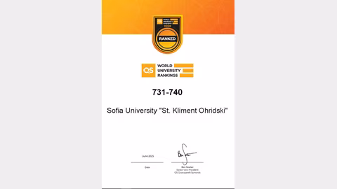 Софийският университет е в топ 740 на QS World University Rankings
