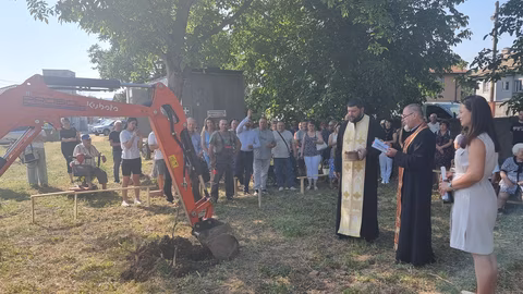 В плевенското село Ясен започна изграждането на храм "Свети Николай"