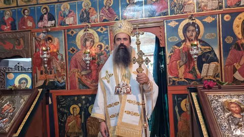 Патриарх Даниил възглави литургия в Брезник за празника на апостолите Петър и Павел