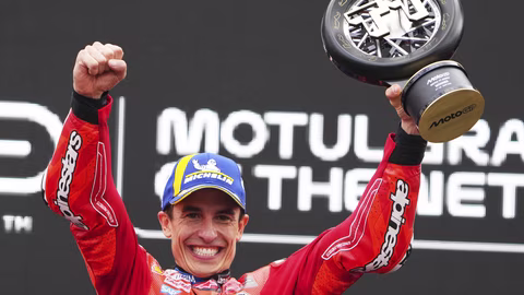 Марк Маркес доминира на Гран при в Нидерландия и води MotoGP 2025