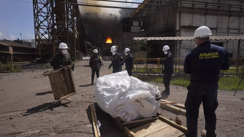 Колумбийски военноморски сили конфискуваха безпилотна подводница с 1,5 тона кокаин