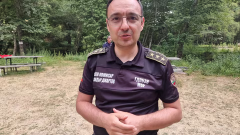 Главен комисар Джартов отчете значителен напредък в гасенето на пожара в Рила