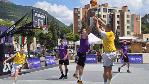 Отборът 3x3 Guardians Vienna победи на финала на "Sesame 3x3 Summer Tour 2025" в Бургас