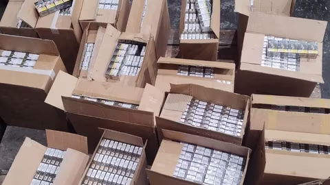 Митничари от ГКПП \"Лесово\" задържаха 1500 кутии контрабандни цигари