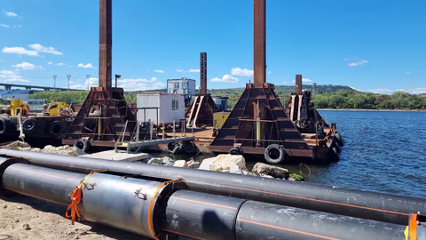 Авария на временния тръбопровод за отпадни води във Варненското езеро