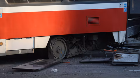 Катастрофа между два трамвая на бул. \"Константин Величков\" в София